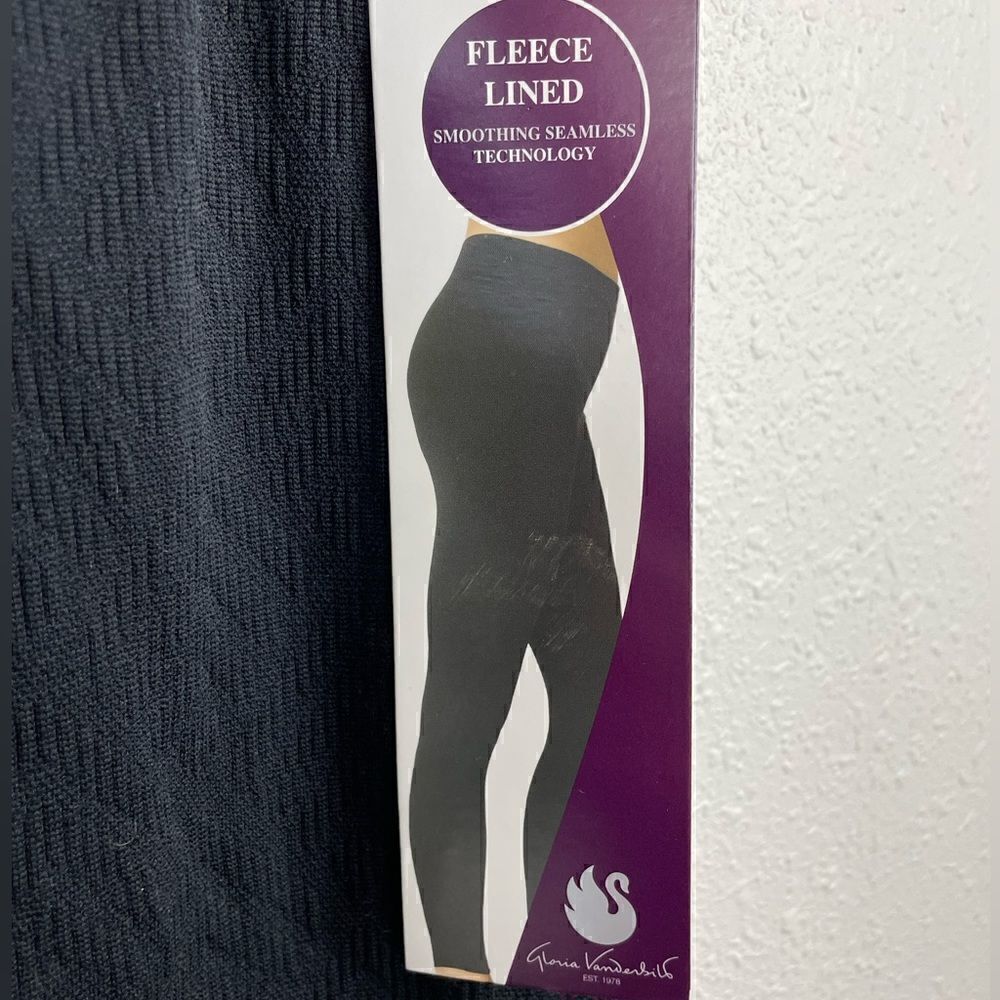 NWT Gloria Vanderbilt Fleece Lined Leggings Size 3X